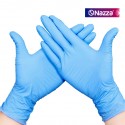 Caja Guantes de Nitrilo color Azul - Talla L 100 uds