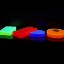 Pigmentos fluorescentes oscuridad