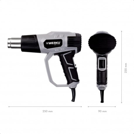 Pistola aire caliente para decapar madera