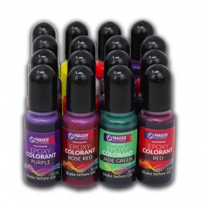 Set Tintes para Resina Epoxi Semitransparentes - 16x10 ml. 2