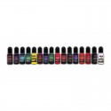 Set Tintes para Resina Epoxi Semitransparentes - 16x10 ml.