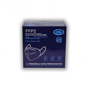Mascarilla Ultra Protectora Homologada FFP2 | Caja 25 Unidades 2