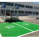 Pintura Parking color Verde Eléctrico