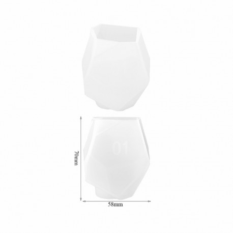 Molde para resina epoxi con forma de  PIEDRA...