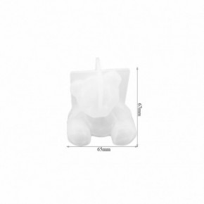 Molde para resina epoxi con forma de  OSO HUECO DJ-160