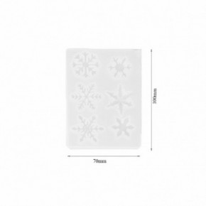 Molde para resina epoxi con forma de  COPO NIEVE DJ-412