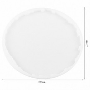 Molde para resina epoxi con forma de  POSAVASO MADERA...