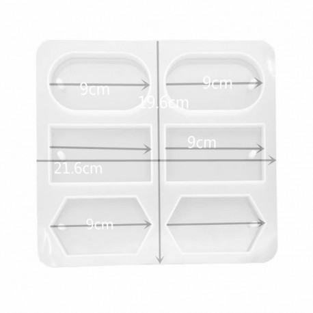 Molde para resina epoxi con forma de  COLGANTE...