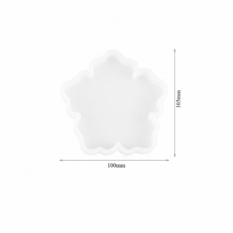 Molde para resina epoxi con forma de  FLOR...