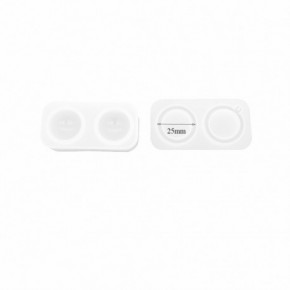 Molde para resina epoxi con forma de  COLGANTE 25 mm DJ-300