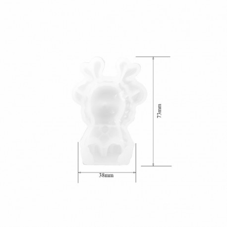 Molde para resina epoxi con forma de  OSO 73 mm...