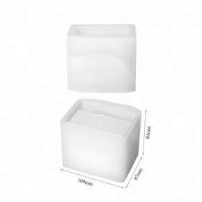 Molde para resina epoxi con forma de  CAJA 89 mm DJ-1694