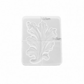 Molde para resina epoxi con forma de  HOJA 135 mm DJ-250 2