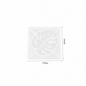 Molde para resina epoxi con forma de  HOJA 66 mm DJ-251 2