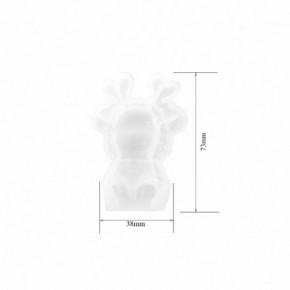 Molde para resina epoxi con forma de  OSO 73 mm DJ-401 2