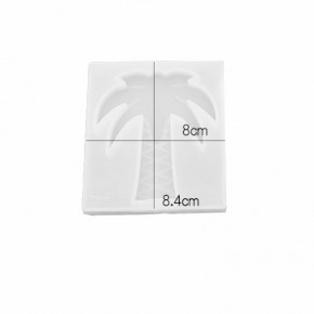 Molde para resina epoxi con forma de  PALMERA 80 mm DJ-253