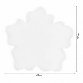 Molde para resina epoxi con forma de  FLOR GRANDE 375 mm DJ-291