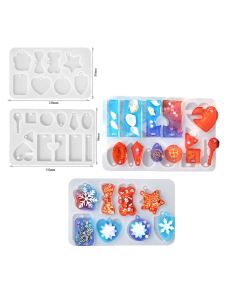 Molde de Silicona Colgantes 140mm - Accesorios en Resina Epoxi (DJ-740)