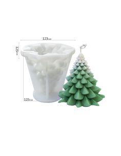 Molde de Silicona Árbol de Navidad - DIY y Decoración Festiva (DJ-LZ085)