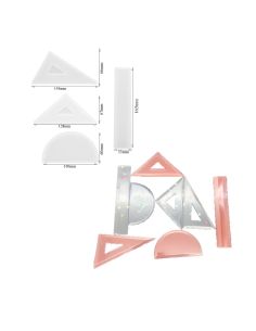 Molde de Silicona Triángulo 60° - Geometría en Manualidades (DJ-1255)