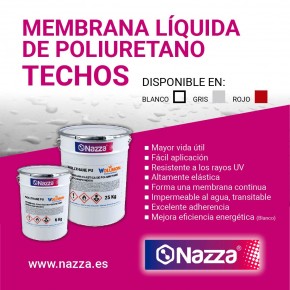 Membrana elastica Liquida de Poliuretano Nazza 2