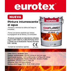 Pintura Intumescente para la protección de estructuras de metal y de la construcción 2