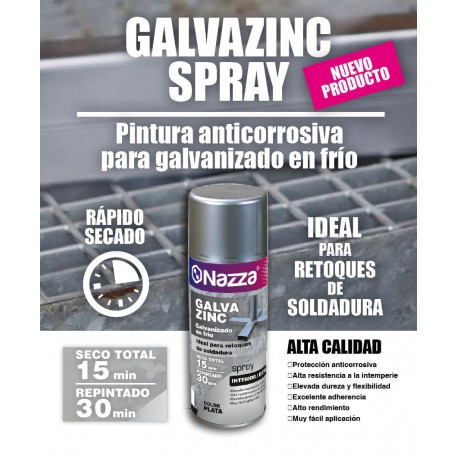 spray galvanizado en frio