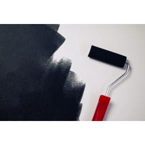 Pintura Plástica para Interior y Exterior | Color Negro Acabado Mate 2