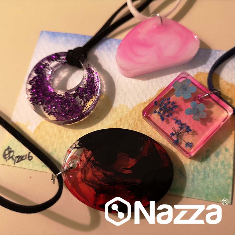 Collares o Colgantes de Resina Epoxi