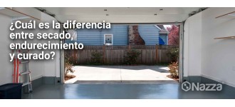 ¿Cuál es la diferencia entre secado, endurecimiento y curado?