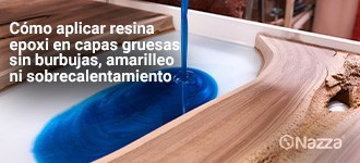 Cómo aplicar resina epoxi en capas gruesas sin burbujas, amarilleo ni sobrecalentamiento