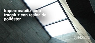 Impermeabilizando un Tragaluz con Resina de Poliéster Semielástica